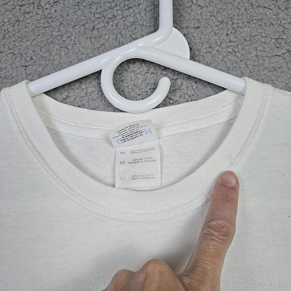 Vintage Property Of Gary's Place Short Sleeve T Shirt Men's Size M White - Picture 6 of 16